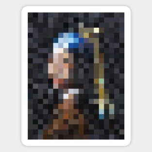 Girl with a Pearl Earring Sticker